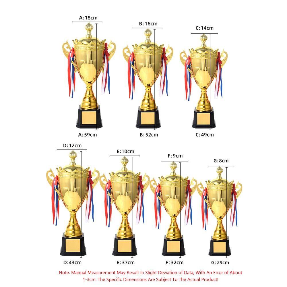 Multi-size Champion Trophy Customizable Winner Award Trophy Toy Metal Trophy Award Cup Events