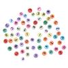 200 Pcs Colorful Acrylic Beads Charm Alphabet Letter Bead DIY Jewelry 1  Clear Multicolor