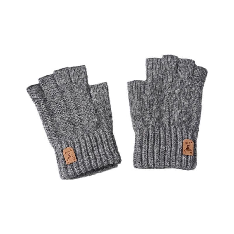 Yishan Yisi Warm Half-Finger Gloves (2 Pairs)