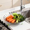 Multi-Function Meat Steaming Tray Folding Dish Steam Stainless Steel Food Steamer Basket Kitchen Tools Fruit Vegetable Cooker