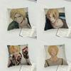 Shin Asakura Case Plush Fabric Soft Pillowcase Double Sided Print Cushion Cover Household Gifts