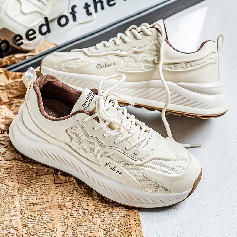 Casual Sports Shoes for Men Spring and Autumn Round-toed Low-top High-quality Versatile and Fashionable Running Shoes
