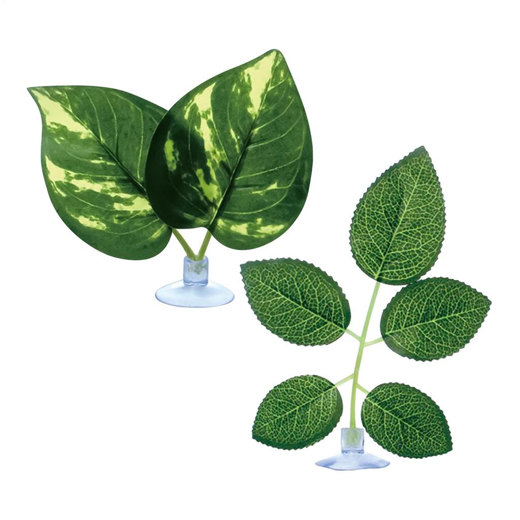Fish Tank Decor Betta Relax Playing Plant Leaf Aquarium Decoration Fish Spawning Ornamental Artificial Leaf Hammock Habitat