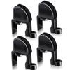 Boat Fender Clips, Pontoon Boat Fender Clips, Adjustable Pontoon Boat Square Rail Fender Clips/Clamps/Pontoon Bumper Hanger, 4 Pack