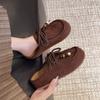 Autumn Retro Bag Head Solid Color Half Slippers Women's New One-pedal Lazy Shoes Women's Platform Slippers