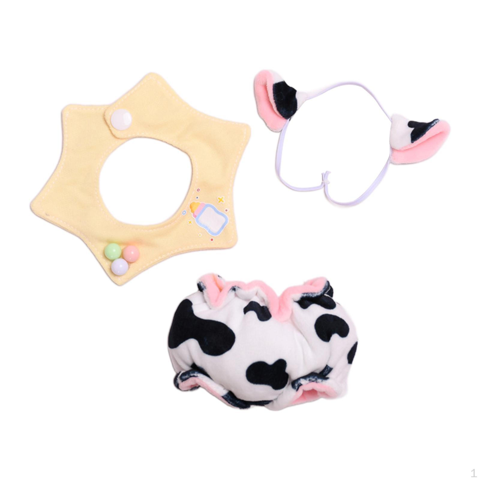 

Plush Doll Clothes Dress up for Kids Decoration Accessories Educational Headdress Clothing