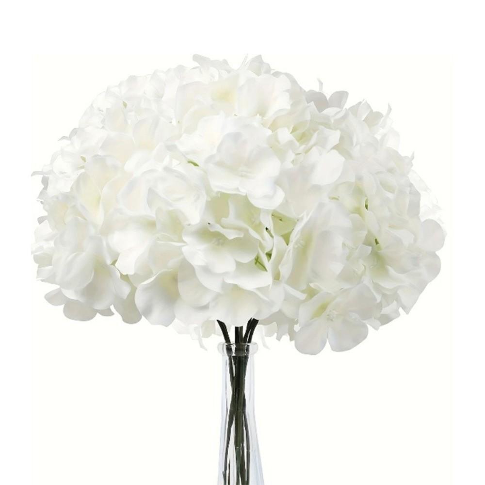 Dyed Edged Hydrangea Silk Cloth Chrysanthemum High Quality Artificial Flowers  Valentine's Day Gift