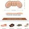 10 Pairs Heel Pads for Shoes Too Big, Shoe Inserts for Loose Shoes, Heel Grips Protectors for Blisters Pain, Filler Make Shoes Fit Tighter, Rubbing
