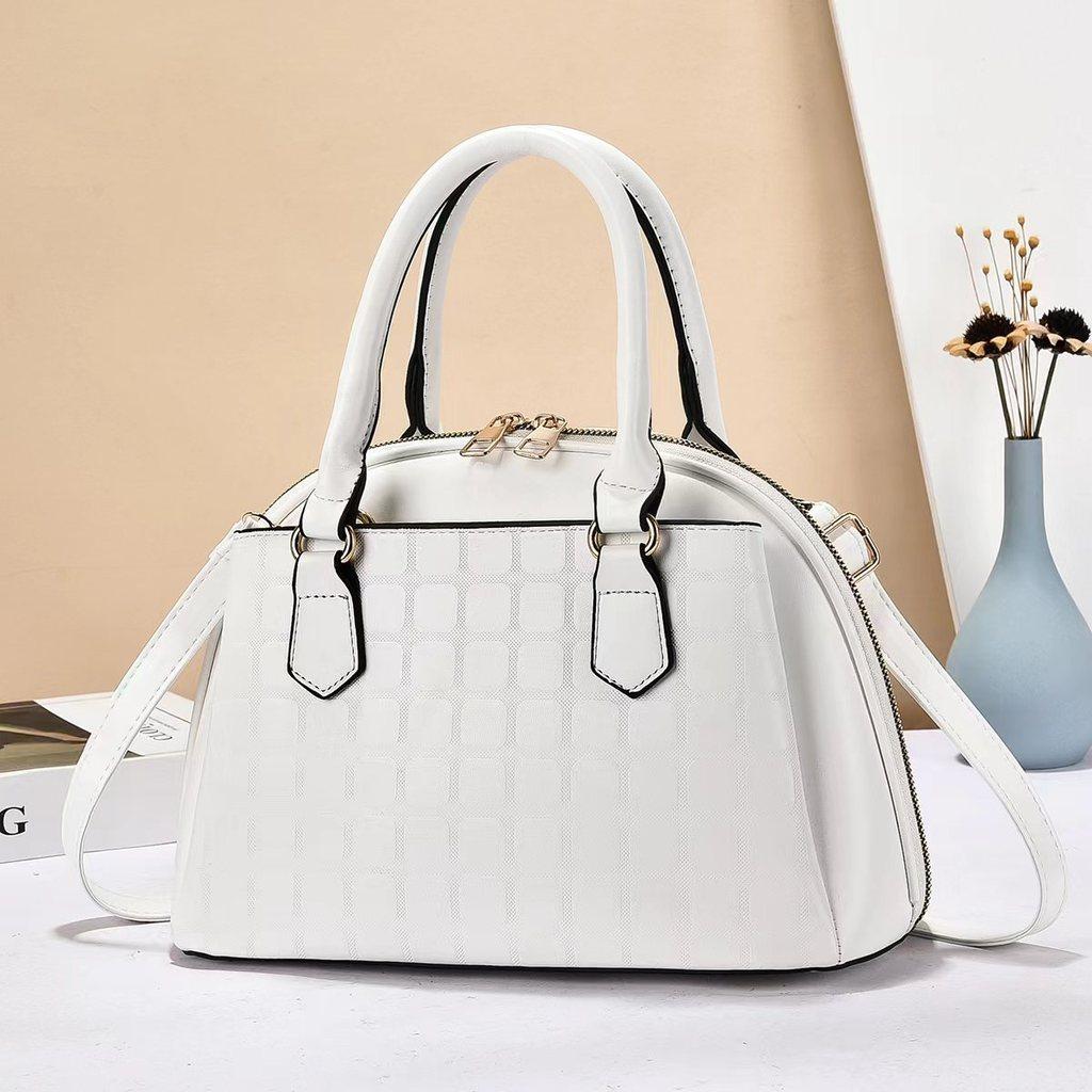 Womens Pu Tote Bag Large Capacity With Zipper Closure For Daily Casual Use