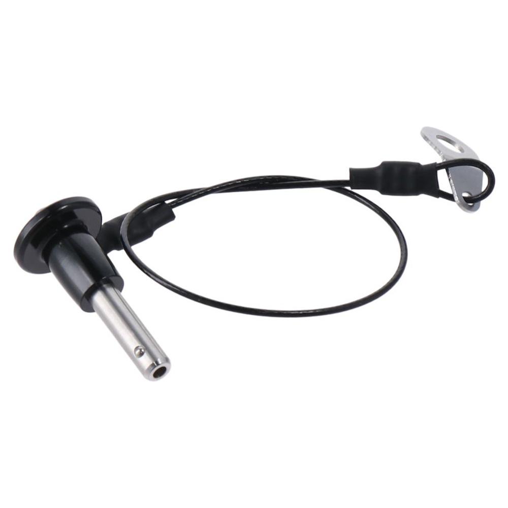 Stainless Steel Grip Push-Button Locking Quick Release Pin with 25cm Wire Ball Locking Pins