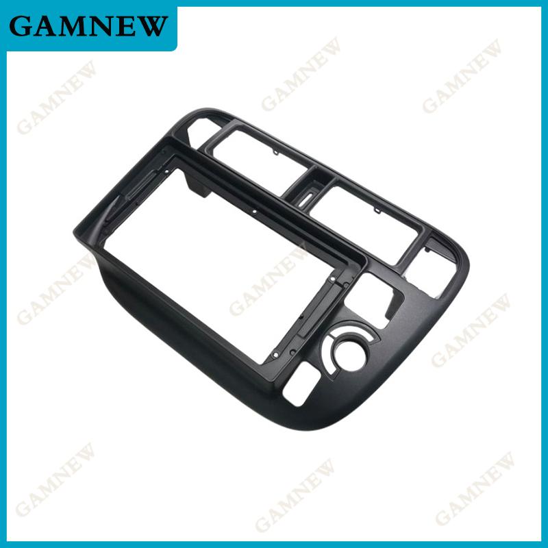 Car Audio 9" Big Screen Fascia Frame Adapter For Honda Civic (1996-1999,RHD) 2Din Stereo Dash Installation Panel Frame