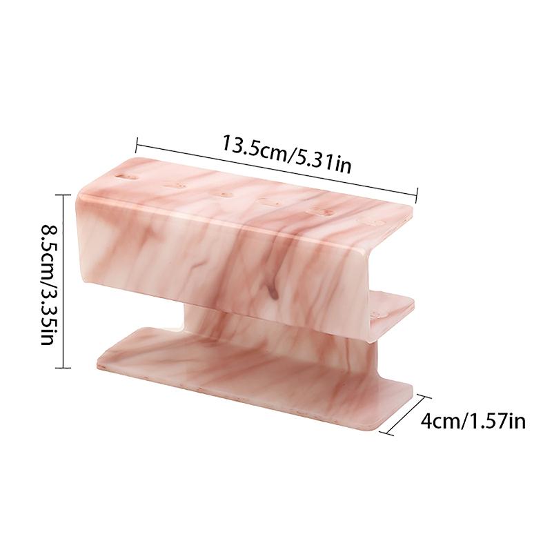 Acrylic Eyelash Tweezers Storage Holder Stand 6 Holes Convenient Tweezers Stand Shelf Hold Lash Extension Women Makeup Tools