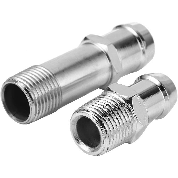 2Pcs Heater Hose Connector - Heater Hose Fittings for 3/4in Water Pump 5/8in Intake Auto Car Accessory