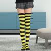 Girl's Sexy Striped Thigh High Long Socks Over The Knee Elastic Stockings
