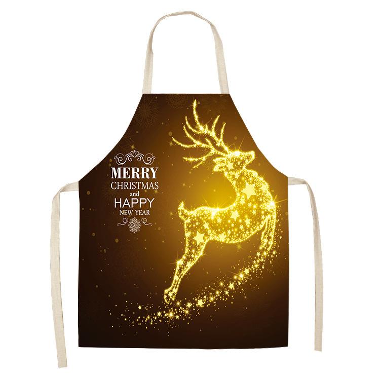 Christmas golden theme Apron for children Child apron Woman kitchen apron Women kitchen apron master apron Kitchen apron Apron 38x47cm