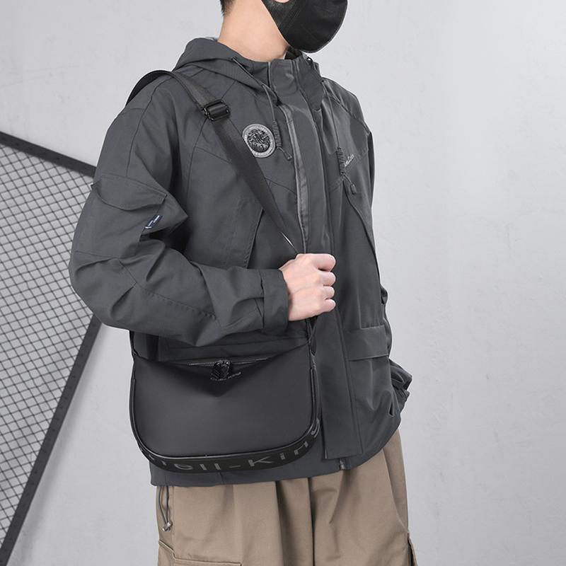 Crossbody-veske for menn Stor skulderveske