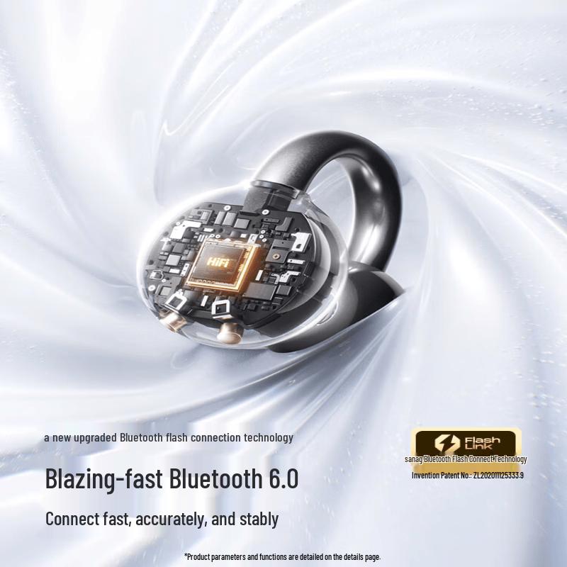 SANAG S7S Ultra AI Smart Translation Ear Clip Headphones