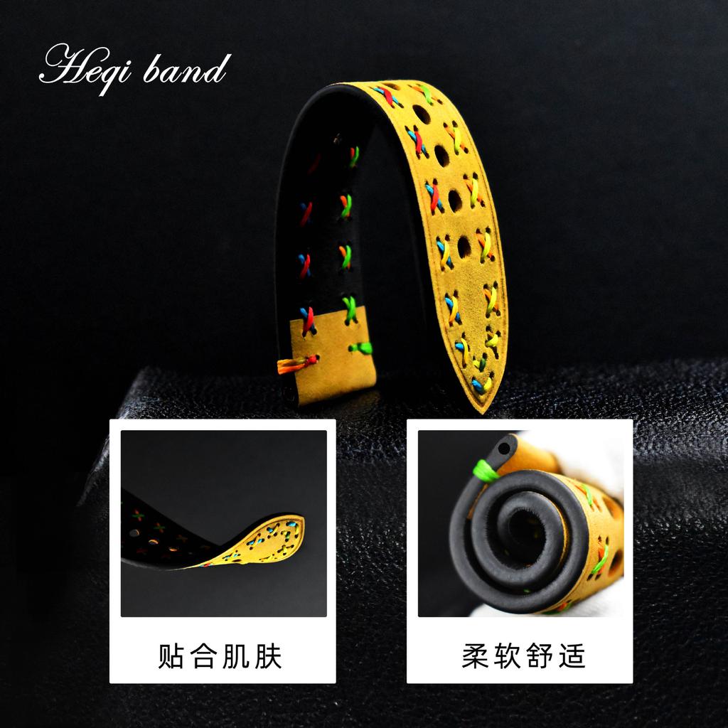 Applicable Apple Applewatch Strap Iwatch8/7/6/Se Leather Top Strap Men And Women