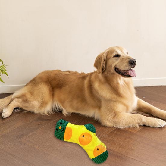 Plys Sok Hundelegetøj Interaktivt Velour Knirkende Hundetyggelegetøj Madskjuler Snusetøj Sikkert for Hvalpetænder Kedsomhedsafhjælpning