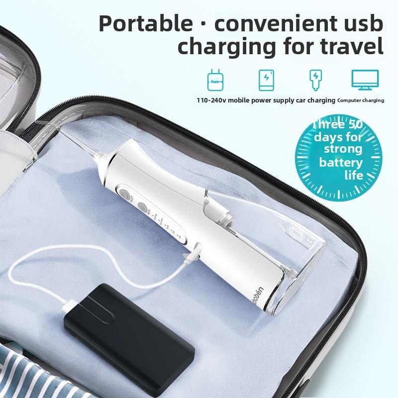 DIY Household Tooth Flusher, High-frequency Pulse Water Dental Floss, Brushing Teeth, Nose Washing, Portable Electric Dental Cleaning