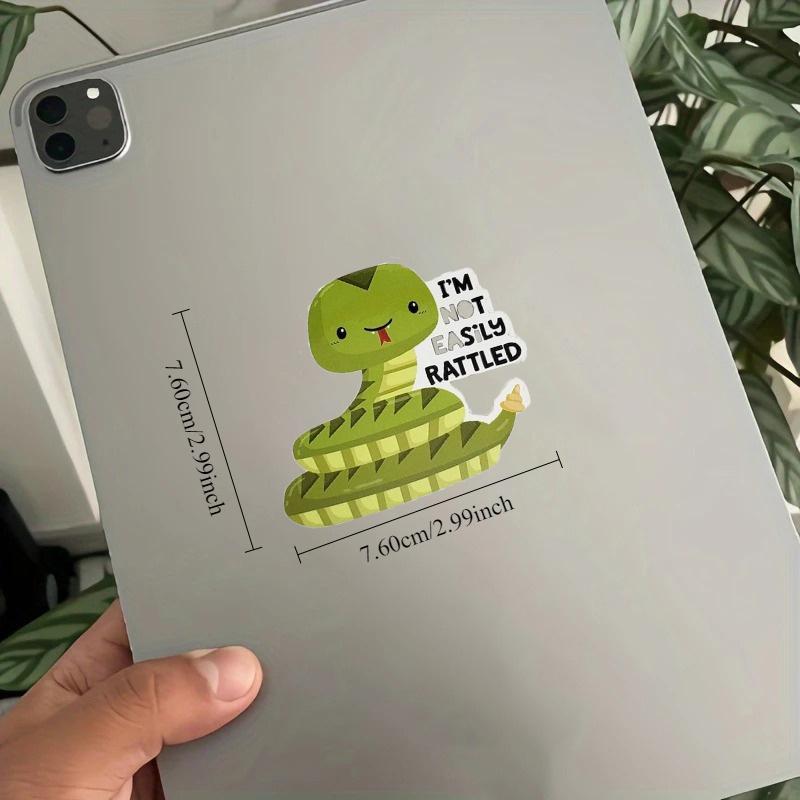 Snake Sticker, Vinyl Stickers, Laptop Decal, Snake Gift, Gift for Him, Cute Sticker, Small Gift Idea, Snake Pun, Snake Decal