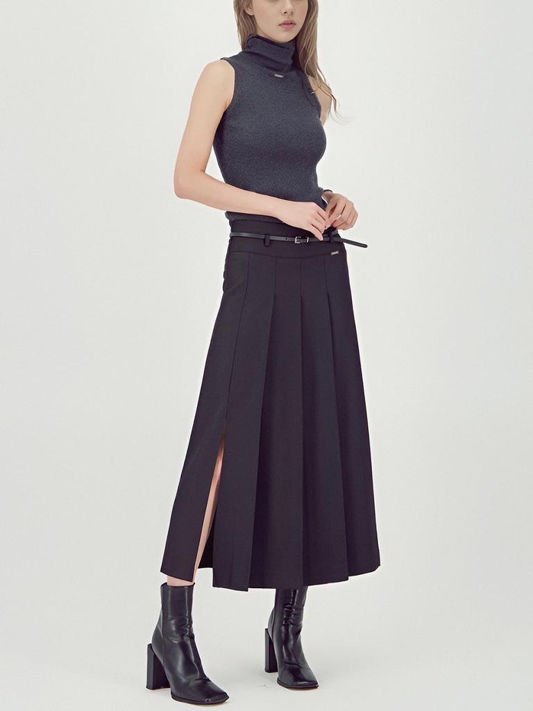 Acud Urban Pleats Skirt _Black