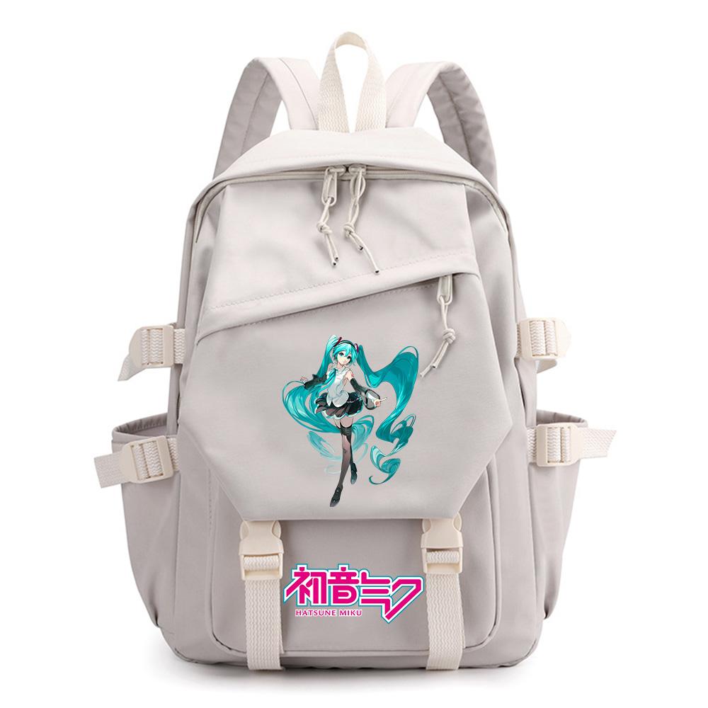 Anime Cartoon Hatsune Miku Printed Backpack for Teenger Children Student Schoolbag Girl Kid Gift Women Large Capacity Waterproof Travel Bag