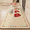 Kitchen Floor Mat With Cartoon Animal Patterns, Water And Oil Absorbent Wear-Resistant Anti-Slip, Entrance Rug Home Decor