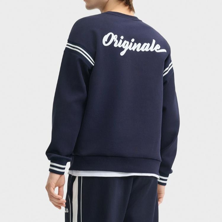 New FILA Sweatshirt Men's Hero Blue F11M449209FNV