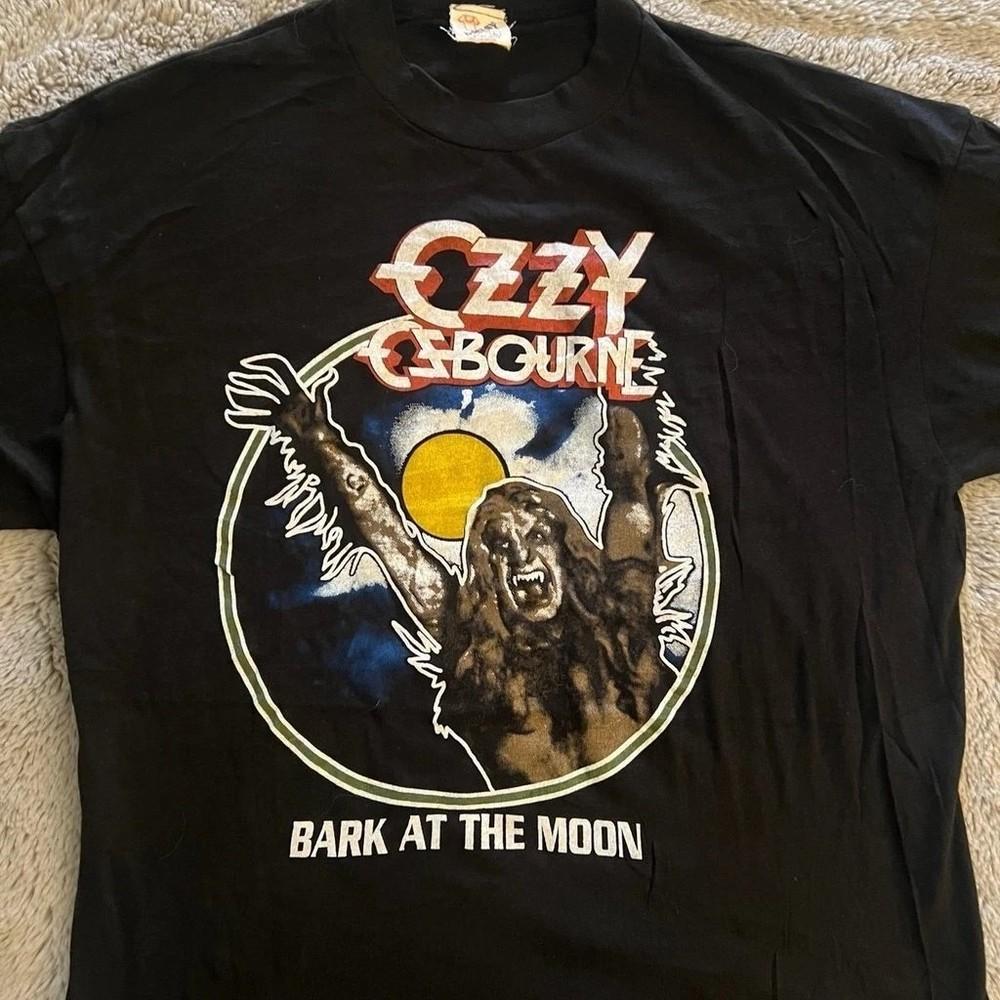 90s Ozzy Osbourne Band Albums Tour Black T shirt short sleeve tee S-5XL Unisex T-Shirt XL