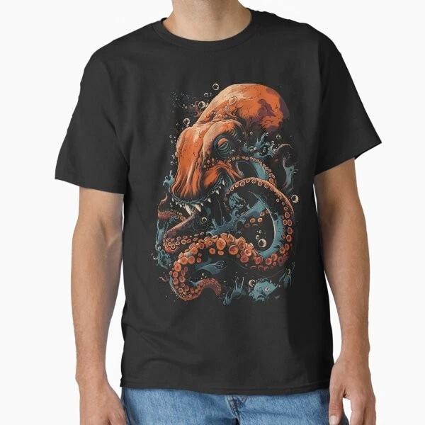 Kraken Classic Tshirt Made In Usaaus Tshirt S2xl S