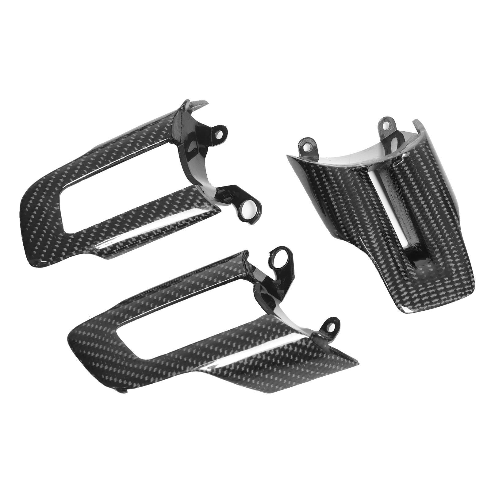 

3 шт. глянцевая карбоновая накладка на рулевое колесо для кнопок управления для Ford Mustang