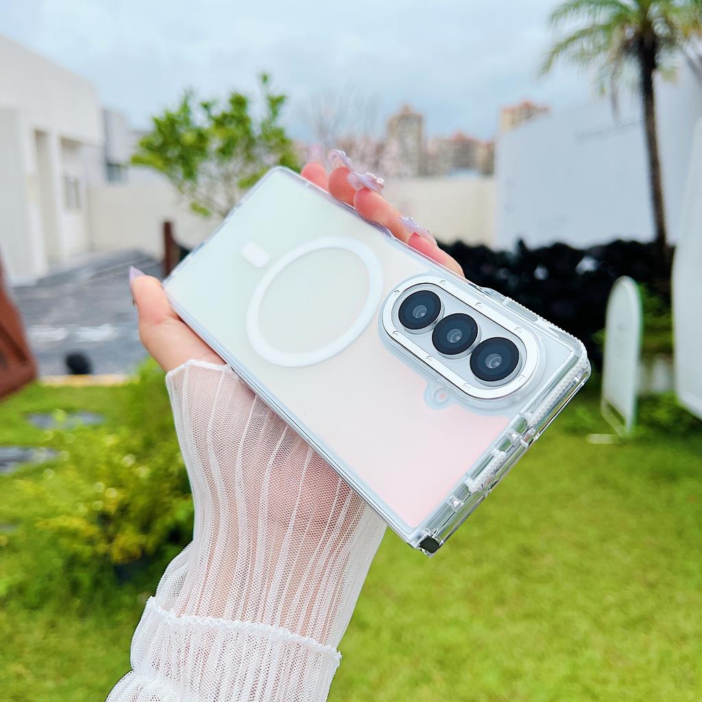 Suitable for Samsung Left and Right Folding Z Fold  6 7 Gradient Chameleon High End Colorful Shell