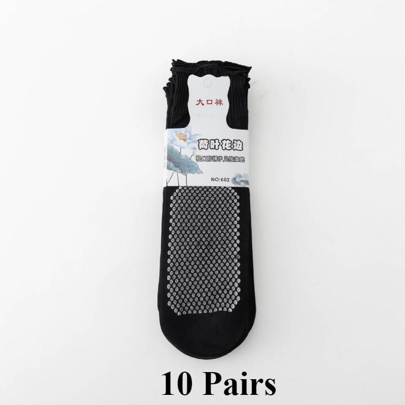 Calzini Invisibili Donna (6 Paia) – Antiscivolo Con Silicone – In Cotone Traspirante – Bassissimi Per Sneaker E Mocassini