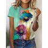 Fashion Women Retro Creative Cat Pattern Print T Shirt Funny Casual O-neck Short Sleeves T-shirt Summer Female Tee Shirt Halloween Limited Edition