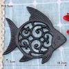 Owl Retro Decoration Ironwork Insulation Rack Water Kettle Style Household Cup Bowl Placemat Cast Iron Kitchen Plate Pot Mats