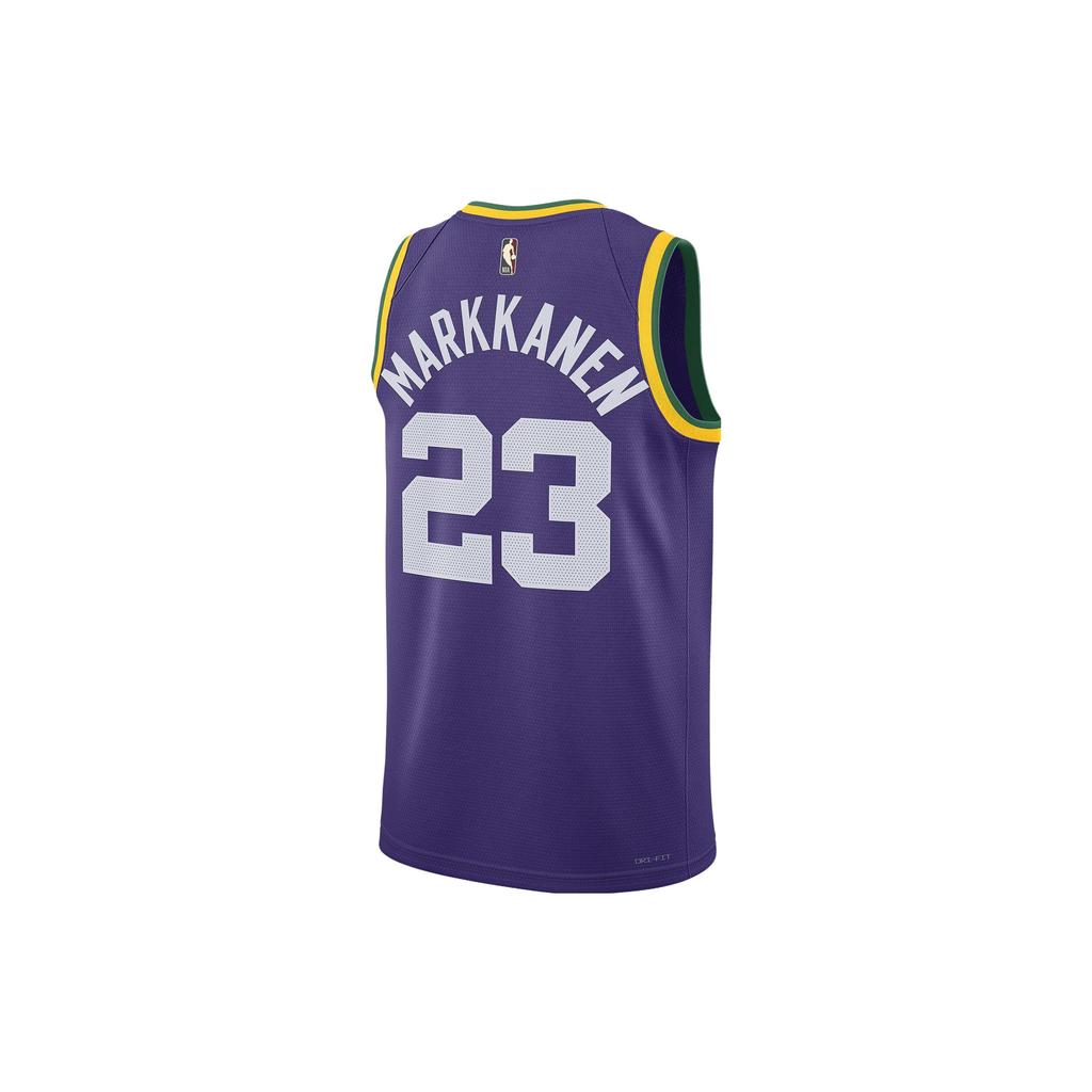 Nike Lauri Markkanen Utah Jazz Dri-Fit Jersey Court Purple Men Streetwear DX8613-547
