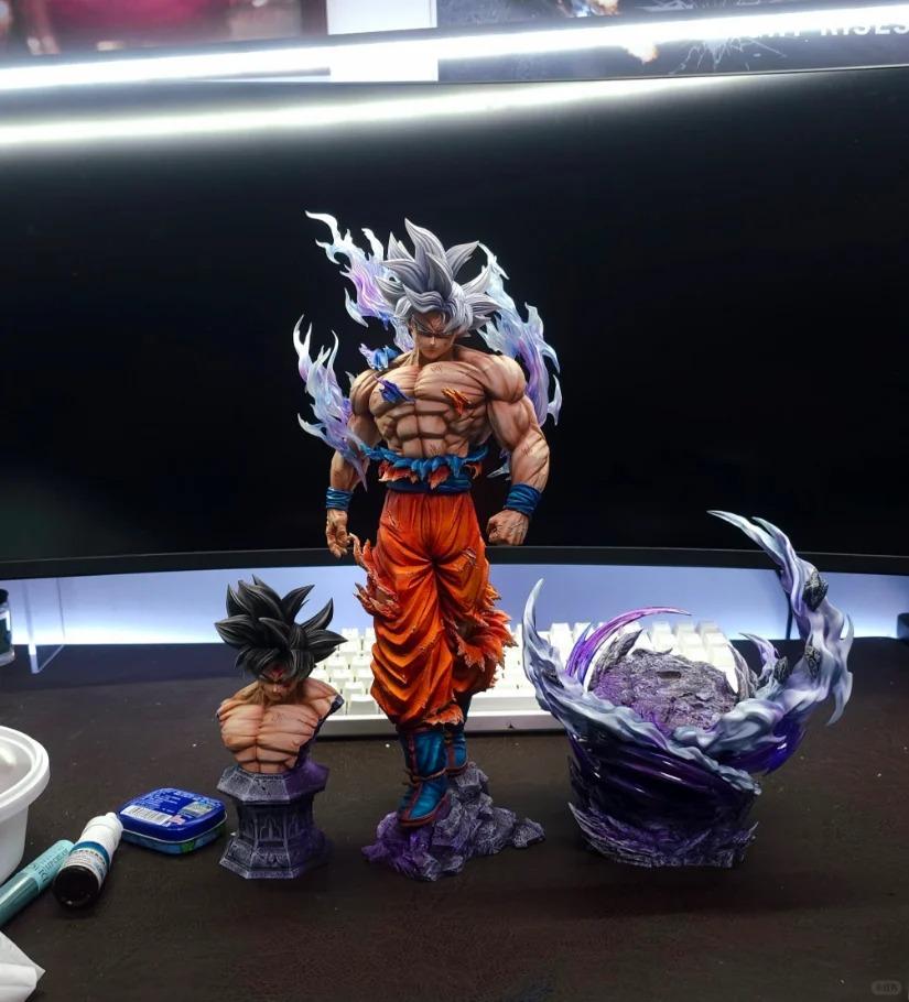 

42 см Аниме Фигурка Сон Гоку Фигурки Dragon Ball Ключ Эгоизма Гоку Экшн-фигурка Кукла Декор для Стола Статуэтка Модель Коллекция Подарки no box