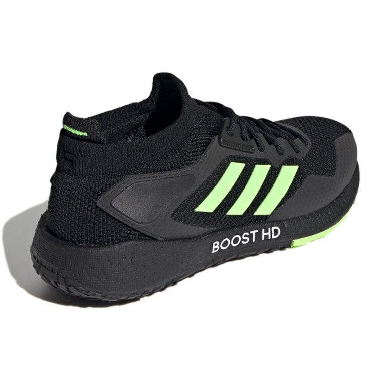 Adidas Pulseboost Minimalist Comfortable Fabric Cushioning Breathable Low-Top Training Running Shoes Men Sneakers Black Green EG9972