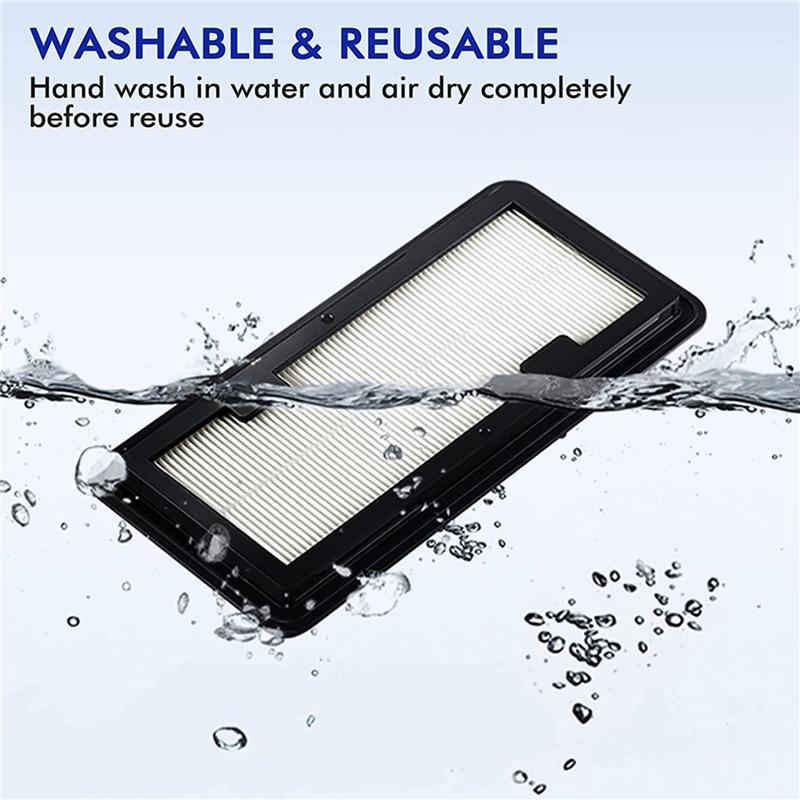 A65T-10Pcs Washable Replacement Hepa Filters For Jet Bot AI+ And Jet Bot+ Vacuum Cleaners,Fit For VR30T85513W/AA