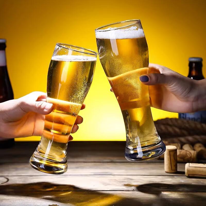 280ml Thickened Glass Craft Beer Glasses - 3-Pack
