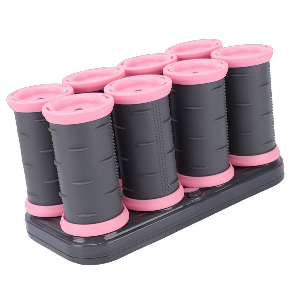 Kit 8pcs Rulli Riscaldanti per Capelli 35mm Riscaldamento Rapido Ricci di Lunga Durata Rulli Caldi Elettrici per lo Styling dei Capelli