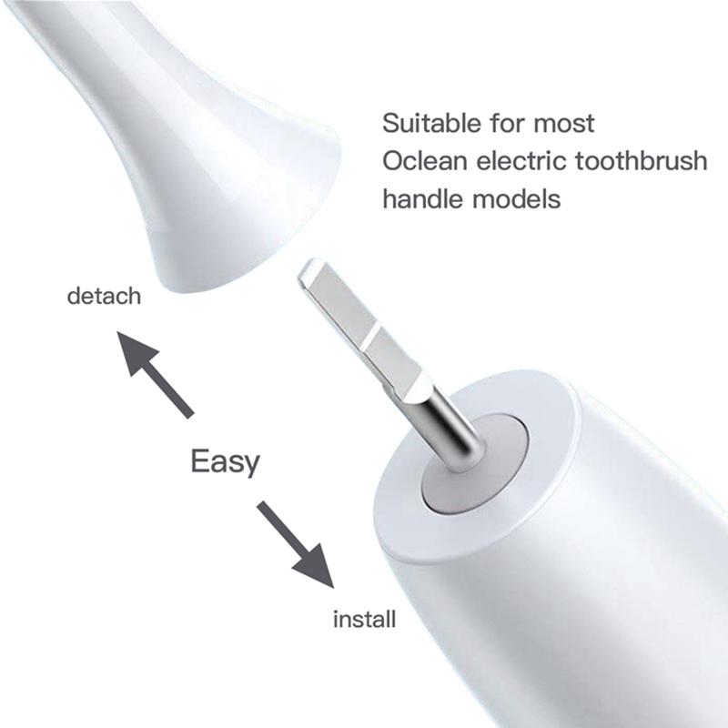 12PCS Replacement Parts Brush Heads For Oclean X/ X PRO/ Z1/ F1/ One/ Air 2 /SE Sonic Electric Toothbrush Soft Bristle Nozzles