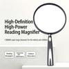 2 Time/1.5 Time Magnifying Glass Shatterproof Design Nonslip Handle Perfect for Close Work Reading by Elderly Adults Nature Exploration