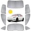 Car Sunshade for Tesla Model Y Ideal for Sleeping In or Taking a Car Window Car Camping Winter Theft UV Easy 8 Pieces Rear, Nap, Multi-Purpose
