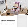 M-Modern-Eyeshadow Palette Organizer- 7 Section Divided Makeup Acrylic Palette Organizer Holder For Vanity Cosmetics Makeup