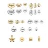 100 ks na míru laserem gravírované jméno LOGO nerezová ocel personalizované štítky vlastní logo pro DIY náhrdelník přívěsky přívěsky