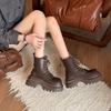 2026 New Lace-up Woman Short Shoes with Laces Leather Boots Hot New In Fashi  Promoti Winter Ankle Boots for Women