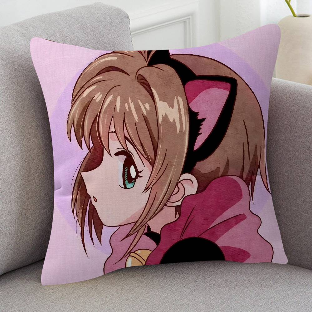 Cardcaptor Sakura Pillow Gift Home Office Decoration Pillow Bedroom Sofa Car Cushion CoverPillow Case