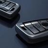Grigio Titanio per BMW X1 X3 X4 X5 X6 F15 F16 G30 Serie 3 5 7 G11 F48 Custodia Copri Telecomando Chiave Auto Portachiavi Accessori